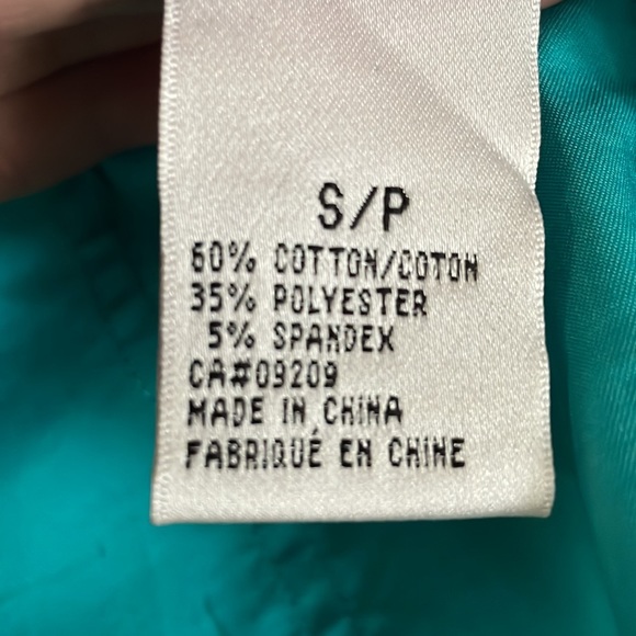 Ladies turquoise blouse - Picture 3 of 5